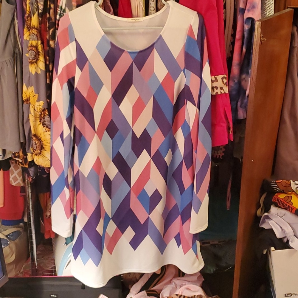 Large long sleeved dress